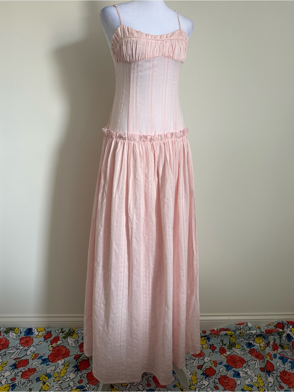 Peppermayo Blush Pink Maxi dress size 4 US - Picture 2 of 13